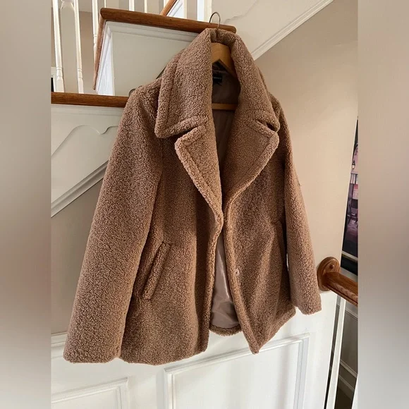 French Connection Teddy Coat - Picture 8 of 12